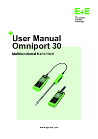 Thumbnail of document Manual - OMNIPORT 30 Multifunctional Handheld Meter